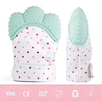 

Baby Gloves Mittens Silicone Infant Gloves Mittens Cotton Cartoon Fox Animal Baby Stuff For Newborns
