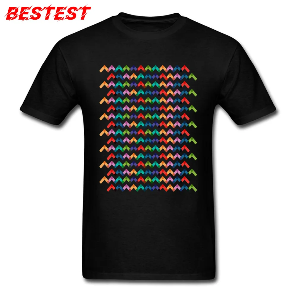 Abstract Petterns 2018 New Fashion Short Sleeve Summer T-shirts 100% Cotton Fabric Round Collar Men Tees Tops T Shirt Mother Day Abstract Petterns black