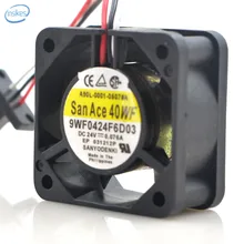 Sanyo 9WF0424F6D03 системы три Pin Вентилятор охлаждения DC 24 В 0.076A 4020 40*40*20 мм 3 провода