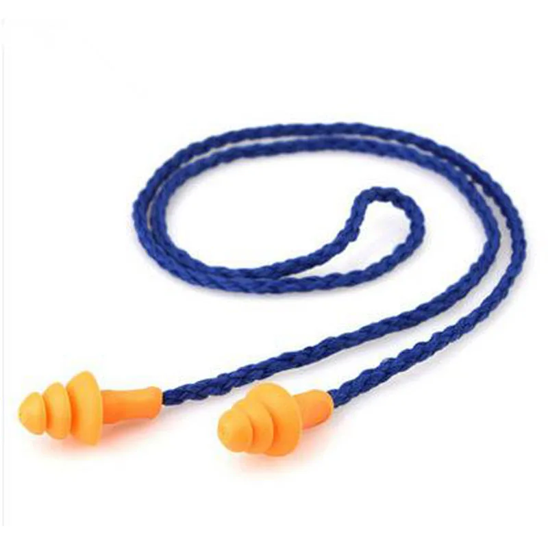 

Ear Plugs Silicone Ear Protection Earplugs For Sleeping Plug Anti-Noise Protectors Noise Reduction Hearing Protection 1pair/lot