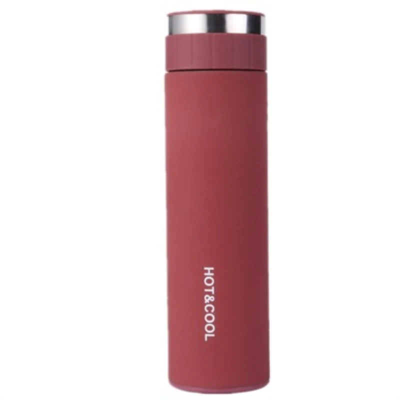

New Arrival 500ml Frosted Vacuum Flasks Thermos Bottle Stainless Steel Durable Leak Proof Business Adult Portable Thermocup