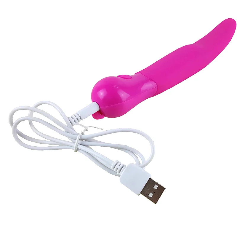Новый USB зарядка и мощный Вращающийся язык Вибраторы для женщин Стимуляция