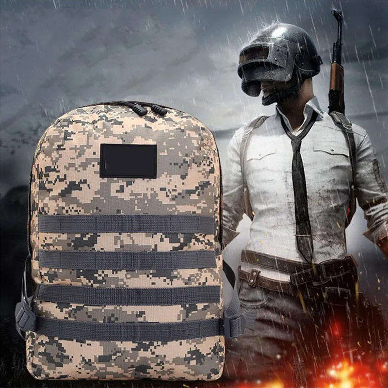 

Online game Three-level backpack mountaineering cycling hiking travel backpack camouflage waterproof tactical 3D package