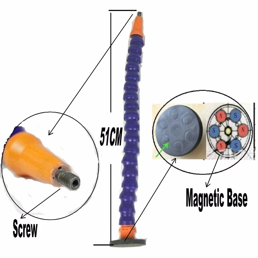 51 см Профессиональная Гибкая Магнитная подставка для лампы pdr лампа с гибкой трубкой для pdr светильник хорошо подходит для DIY лампа хорошая подставка