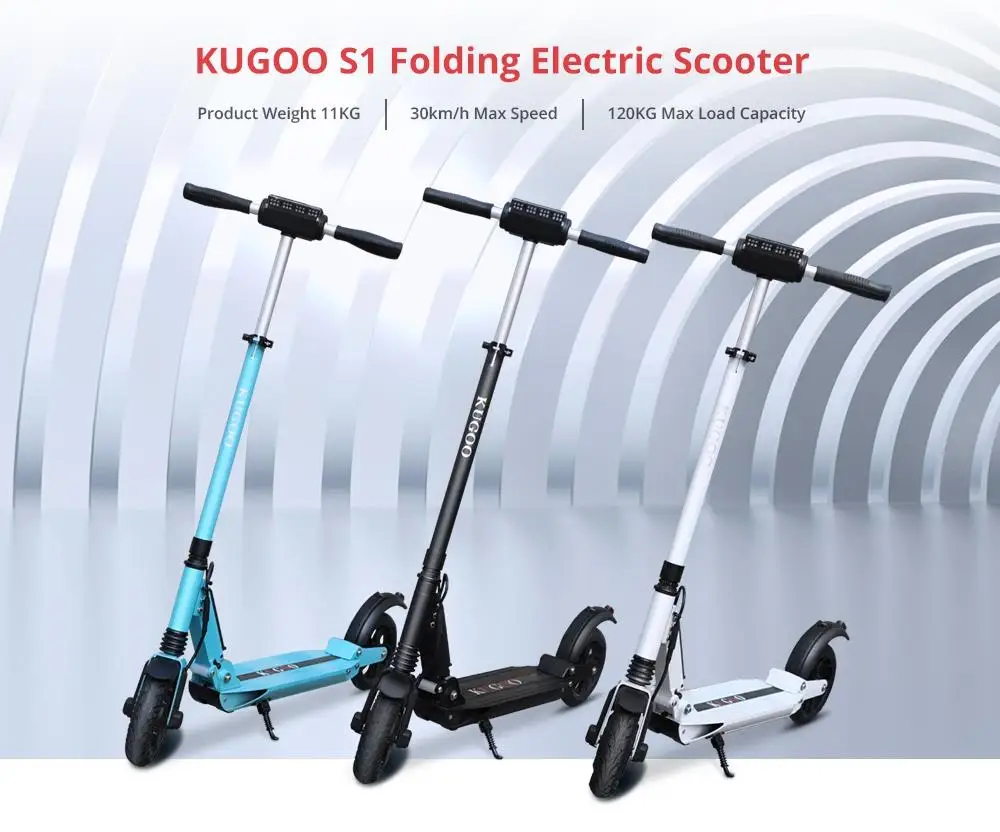 Clearance KUGOO S1 patinete electrico adulto scooter plegable 350W Motor Folding 8 Inches 30KM Mileage trotinette electrique citycoco 2