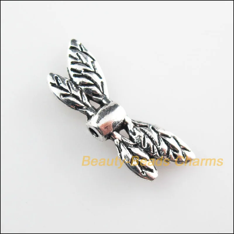 

12 New Animal Wings Charms Tibetan Silver Tone Spacer Beads 8x22mm