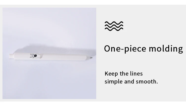 6 шт./партия, 0,5 мм гелевая ручка Kawaii, простая шариковая ручка с рисунком кота из мультфильма, треугольный дизайн, черный цвет, школьные ручки для письма, офисные канцелярские принадлежности