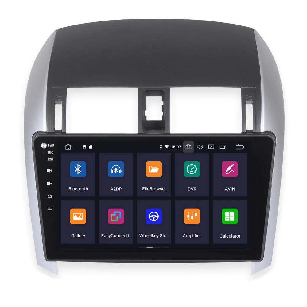 Discount RoverOne For Toyota Corolla 2007 - 2012 Android 9.0 Autoradio Car Multimedia Player Radio GPS Navigation Head Unit NO DVD 1