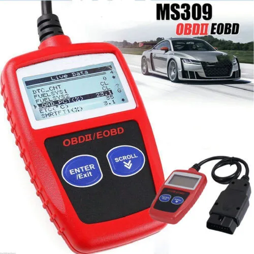 Лучшая цена MS309 OBD2 сканер многоязычный MS 309 OBDII сканер автомобильный код считыватель MS309 автоматический диагностический инструмент для сканирования