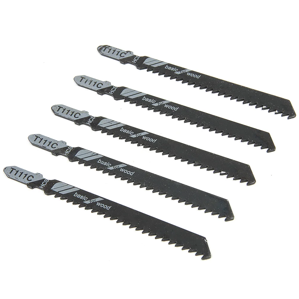 5Pcs 100mm Jig Saw Blades Wood Fast Cutting Reciprocating Saw Blade For Wood PVC Fibreboard