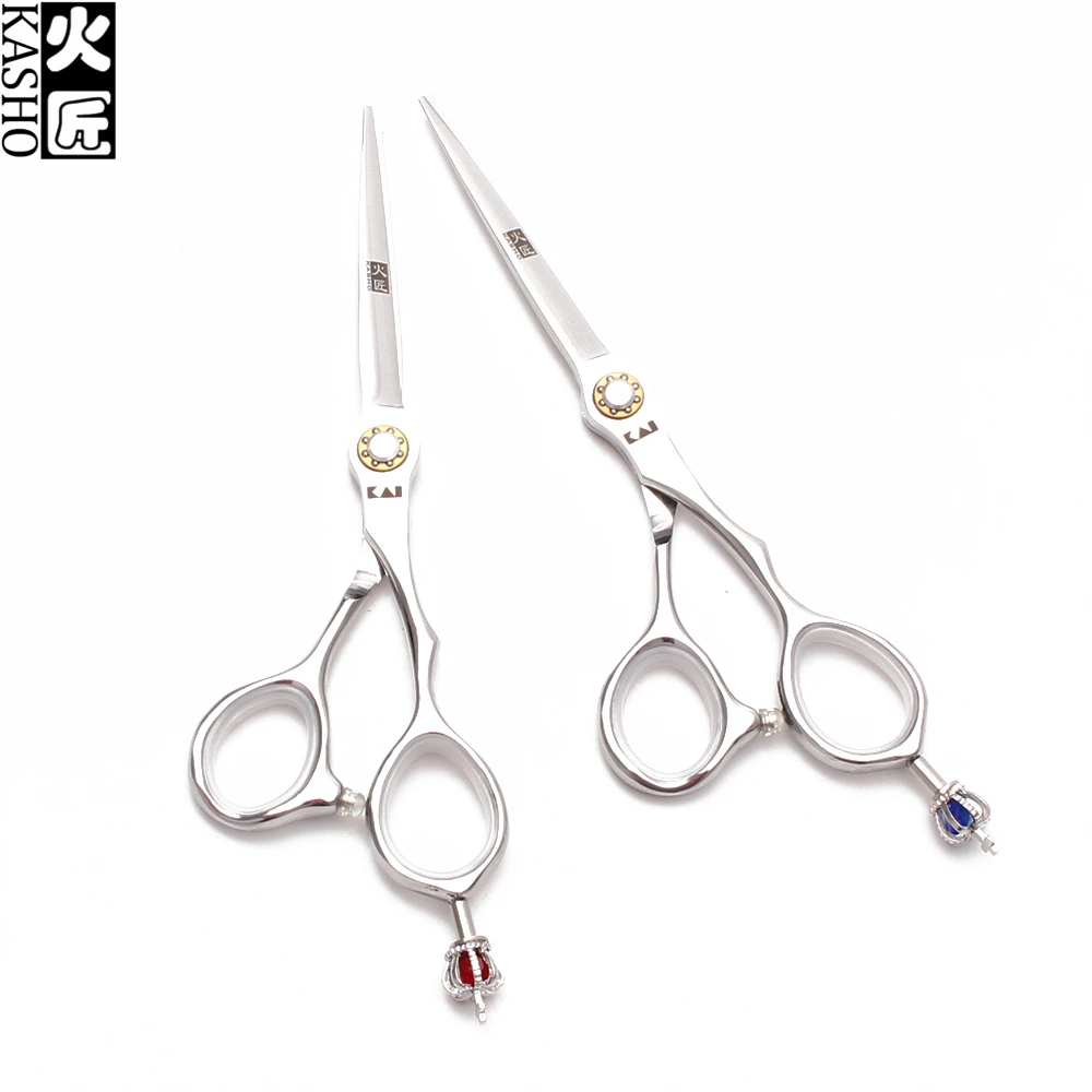 

5.5" 6" JP 440C Kasho Straight Scissors Haircut Shears Salon Hair Scissors Barber Shop Professional Hairdresser's Scissors H9020
