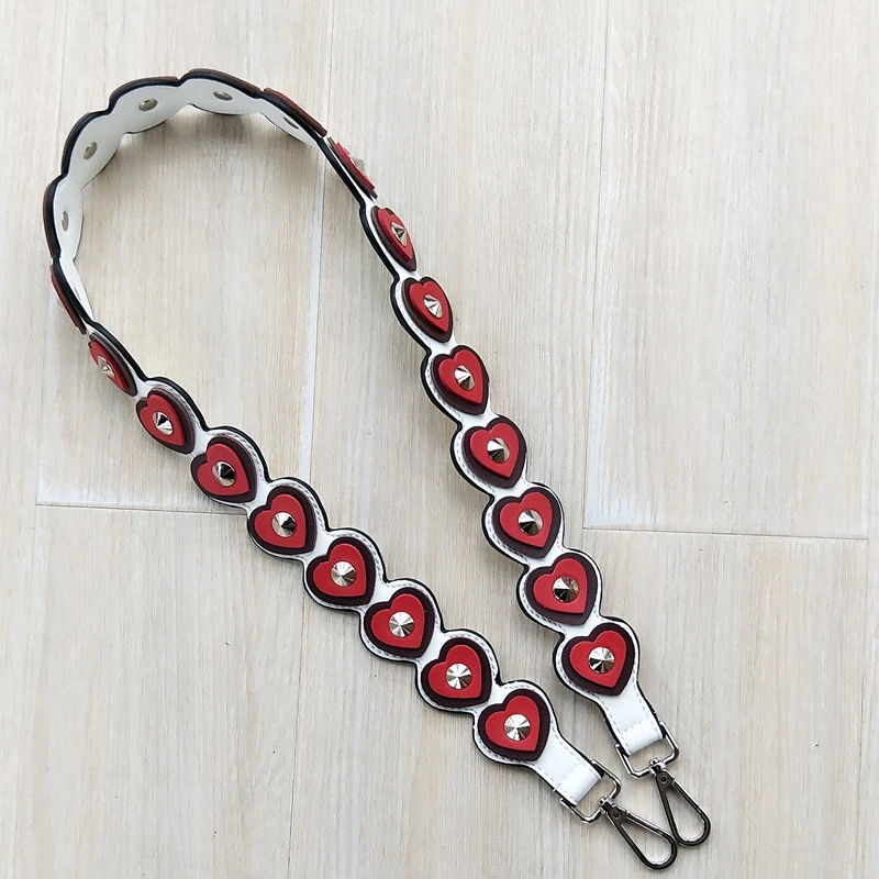 Heart Shaped Shoulder Straps for Women Bag Parts Brand Fashion Color