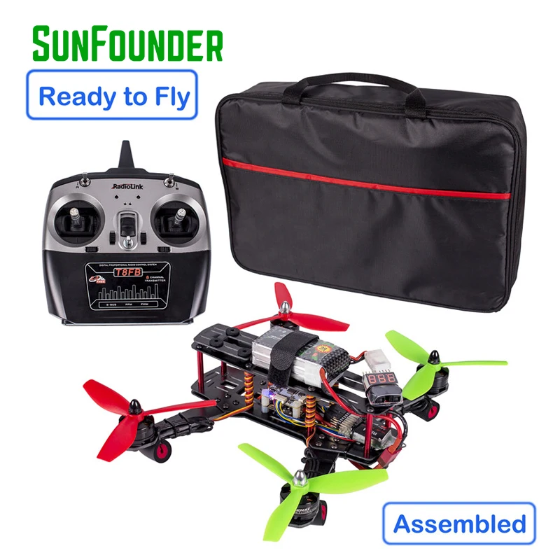 SunFounder 250 FPV font b Drone b font Quadcopter Frame Kit CC3D Controller Simon 12A Motor