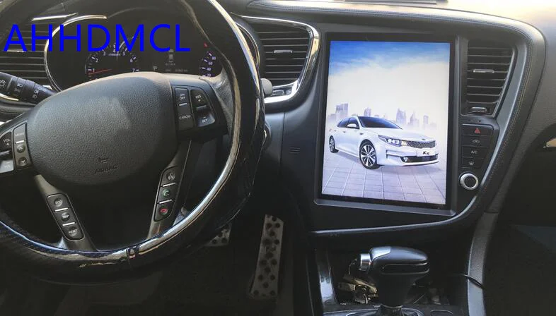 Sale Car PC PAD Tesla Style Multimedia Player Android 7.1 GPS For Kia K5 Optima Left Hand Drive 2010 2011 2012 2013 1