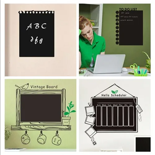 

4 designs Do List Vintage Bird Hello Scheduler blackboard chalkboard home decal wall sticker / classroom shop decal student gift