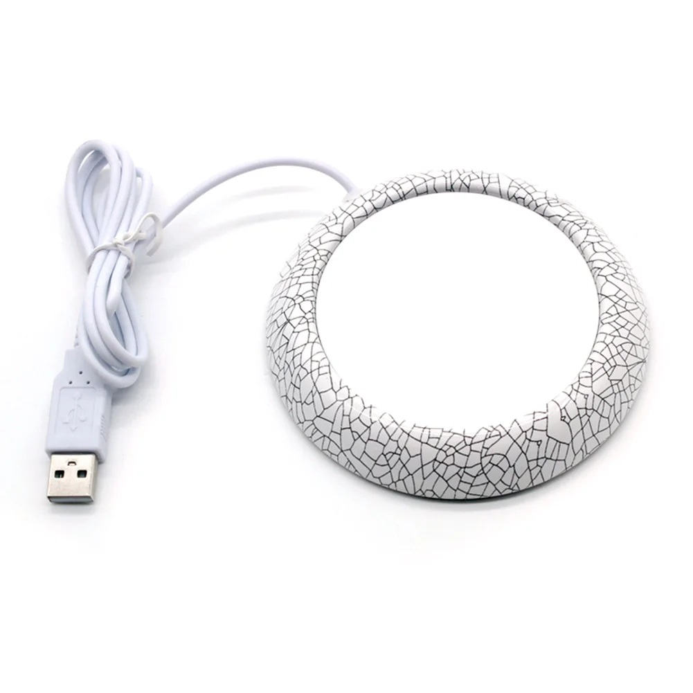 Дома древесины теплее офис Подставка под кружку теплые чашка с USB коврики тепла