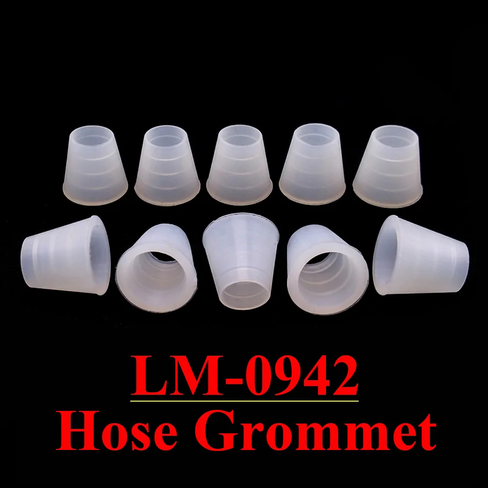 10 pcs White Hose Grommet Rubber Seal For Shisha Hookah Water Pipe