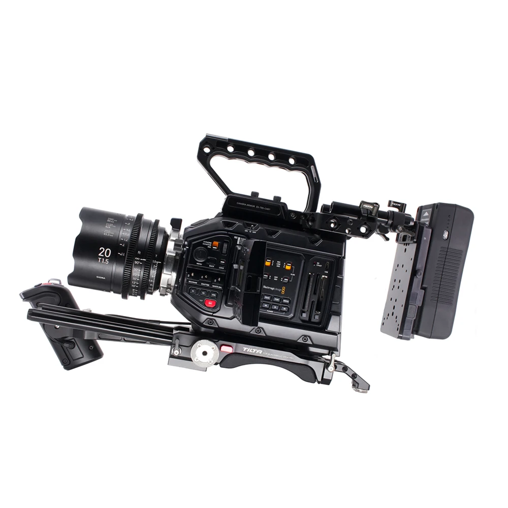 Tilta ES-T95 Rig комплект для BlackMagic URSA MINI PRO камера Rig Quick Release Baseplate удлинитель V-lock или Anton Монтажная пластина