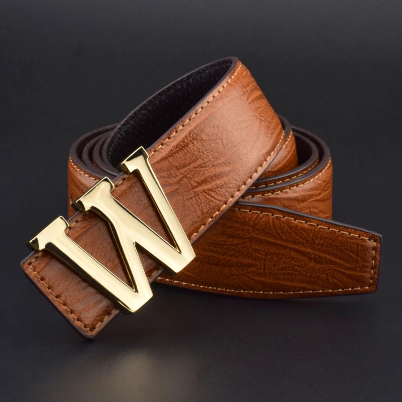 Мужской ремень из натуральной кожи с пряжкой|waist strap|men bucklestrap brand |