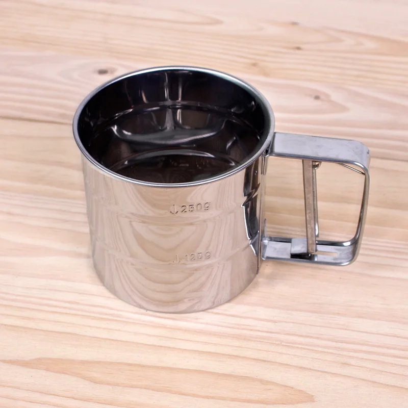 

Stainless Steel Mesh Flour Sifter Baking Tools Pastry Tools High Quality Flour and Stainless Steel Screen Cups