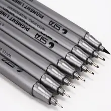 2 шт./лот черный пигмент вкладыш 9-наконечник-Размеры художественный маркер для рисования и записи/стенной шкаф для офиса и школьные принадлежности