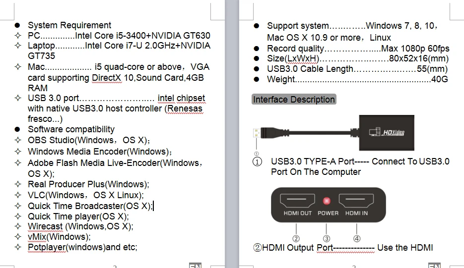 Kebidumei USB3.0 1080P 60FPS HDMI Live Streaming Dongle USB 3,0 игровая коробка для видеозахвата для Xbox PS3 PS4 Play