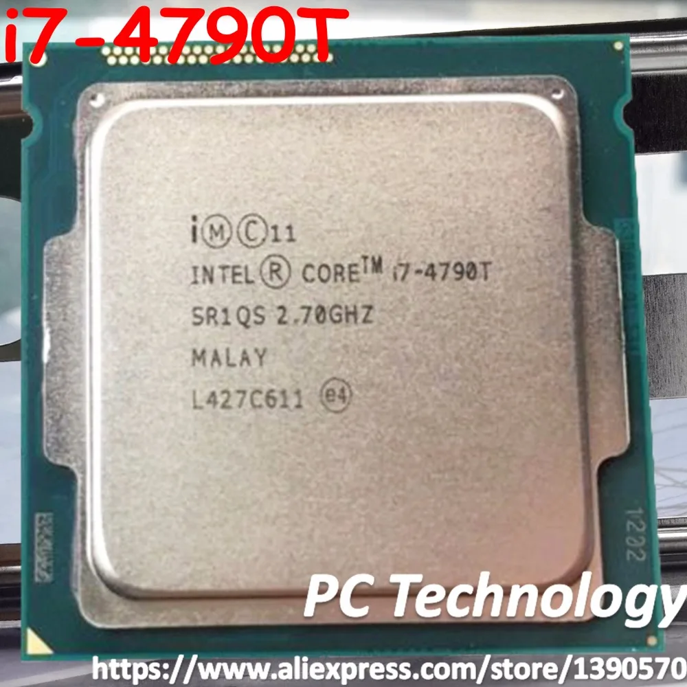 Оригинальный процессор Intel core i7 4790T SR1QS 2 70 ГГц 8 Мб 45 Вт четырехъядерный телефон