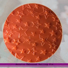 Прозрачный Торт Инструменты звезда шаблон помадка рельефная Скалка Для Кекса