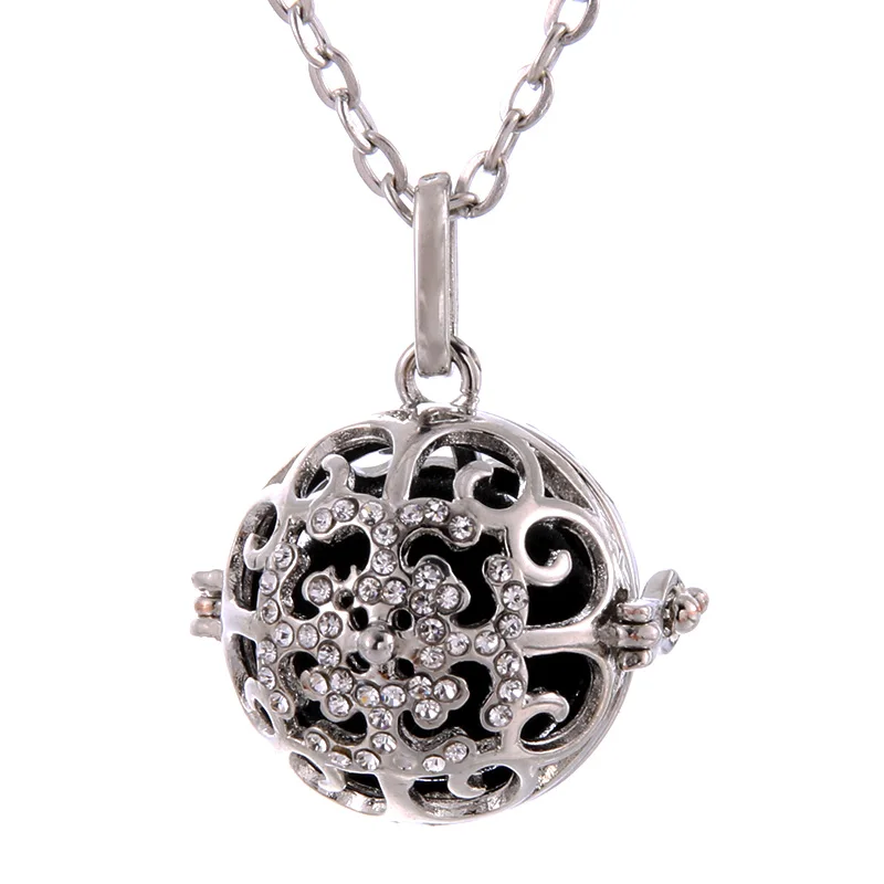 

A variety of styles Round drill Ball Pendant Aromatherapy locket Diffuser Necklace fit Aromatherapy Ball Fine Jewelry Girl Gift