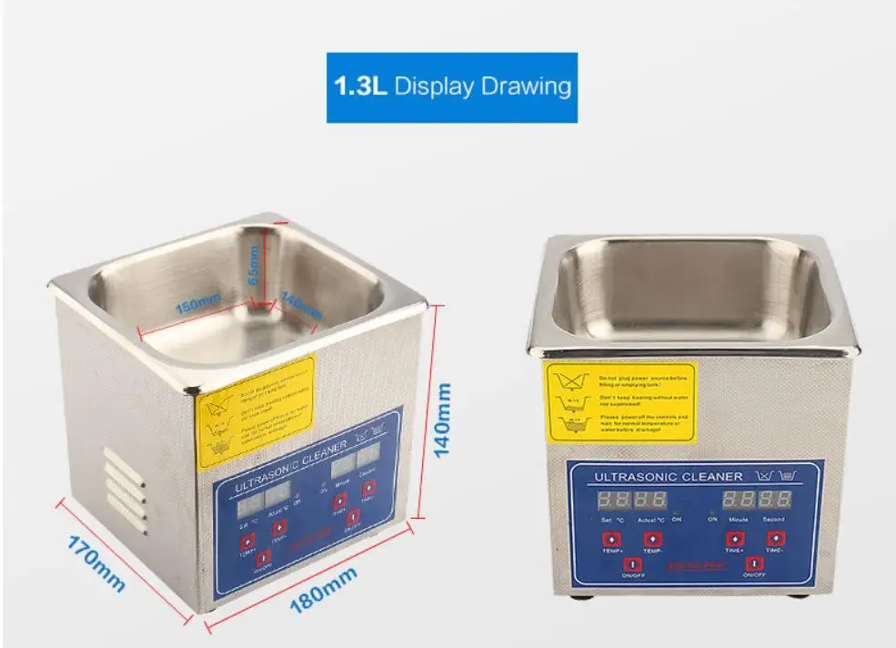 1,3/2/3/6/10/15/22/30L Цифровой Ультра sonic очиститель с подогревом таймер Нержавеющая сталь ультра sonic очистки машина местного Быстрая
