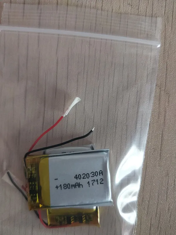Free shipping 2pcs/lot 3.7v 180mAh 402030 042030 polymer lithium ...