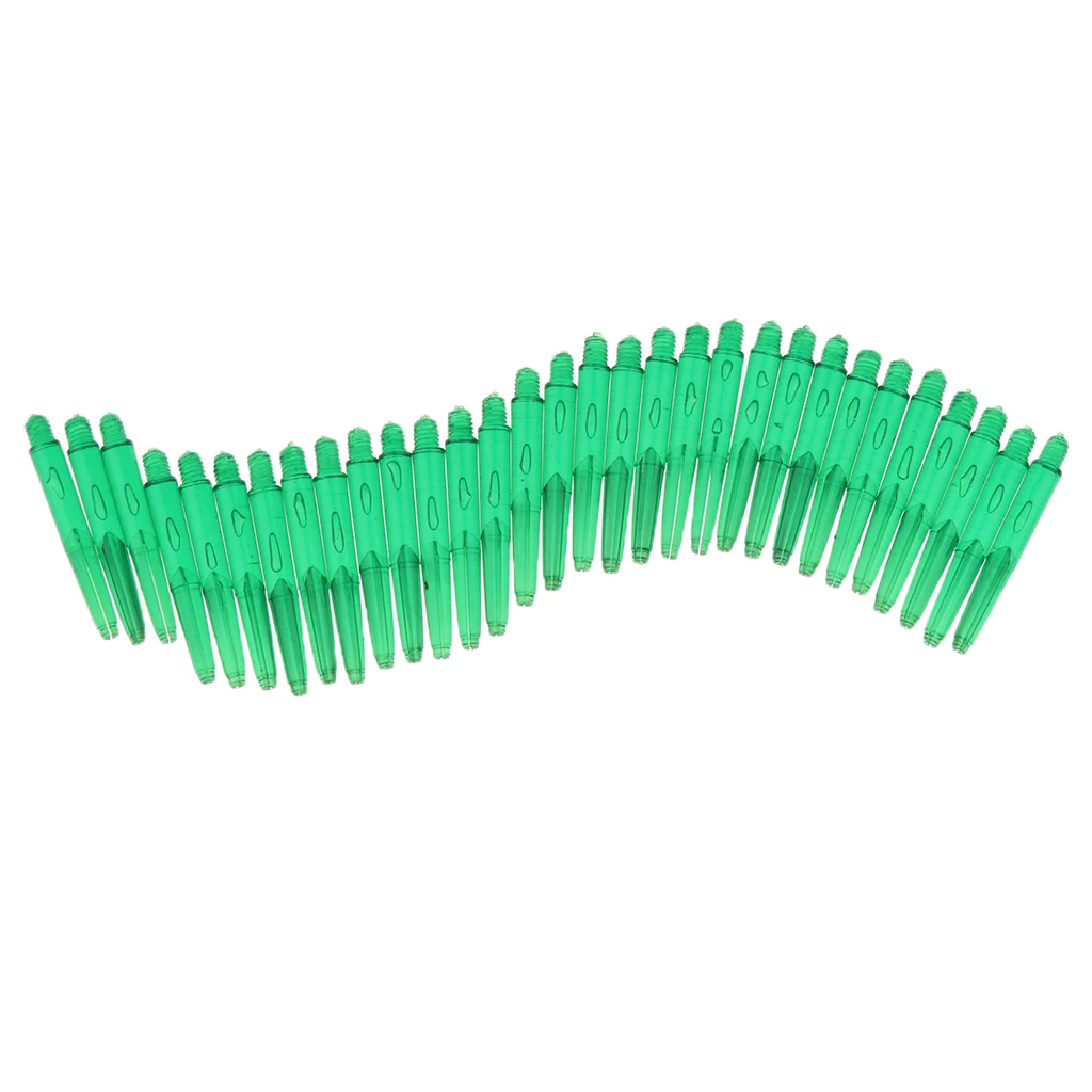 30 Pcs 35mm 2BA Thread Plastic Nylon Soft Tip Darts Stems Shafts Aluminum Dart Shafts Entertainment Accessories