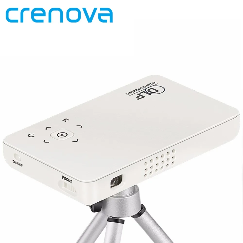 Crenova GP1S Mini Pocket DLP Projector 500 Lumens Set in Android WIFI Bluetooth Home Theater Beamer