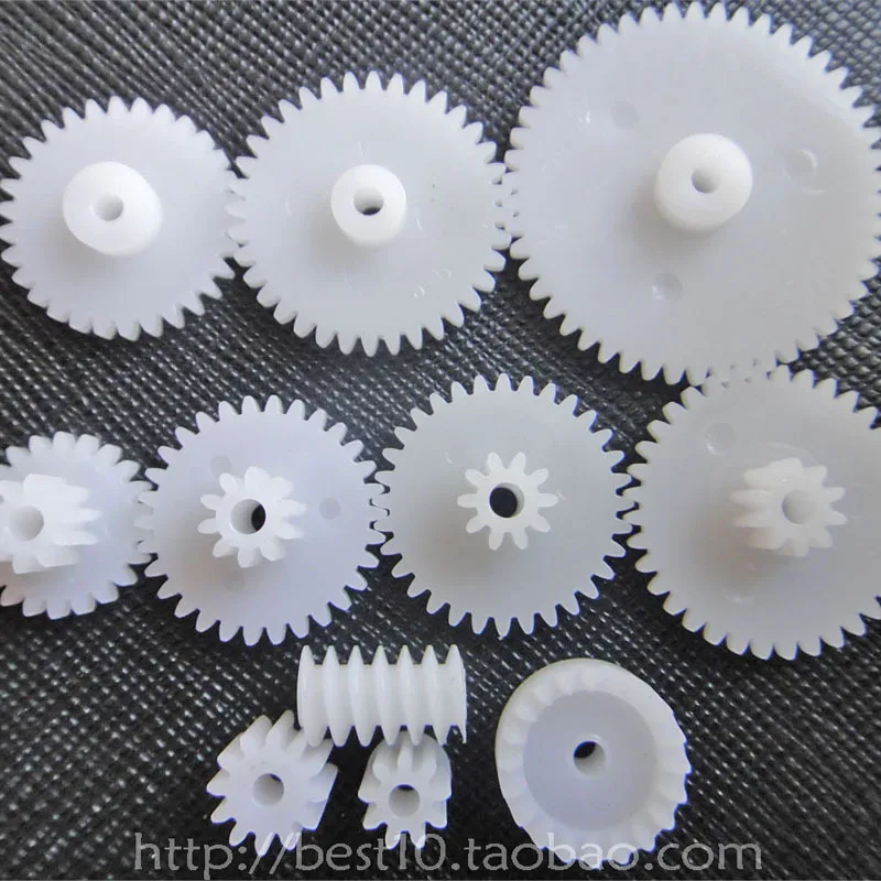 

11 Types Plastic Motor Gear Modulus 0.5 Science Gear DIY Model Toy Accessories for 2mm Shaft F17639