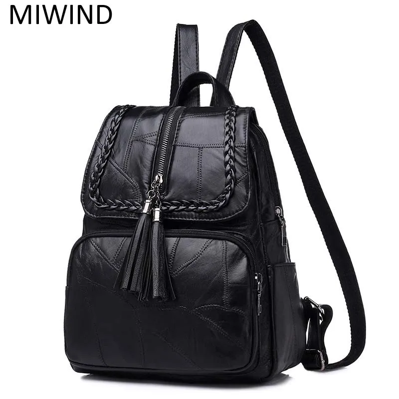 2017 MIWIND Women Backpack PU Leather Backpacks Softback Bags Brand