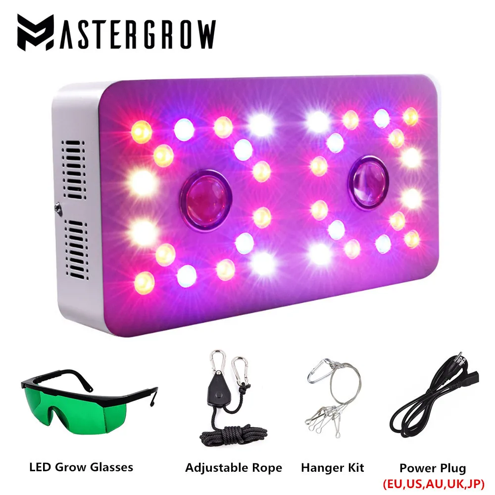 

Double Switch Dimmable SUN II 1000W COB and Double Chips LED Grow Light Full Spectrum 410-730nm For Indoor Plants and Flower