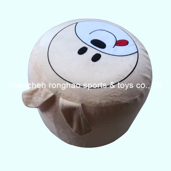 

Cartoon Style Villus Inflatable Stools Pouf Chair Seat Bedroom Dog For Children
