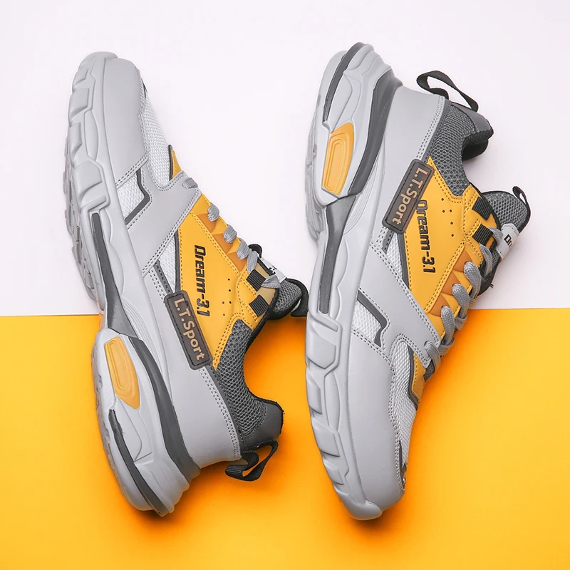 Men's Chunky Sneakers 2019 New Plus size 46 Black Thick Sole Shoes For Male Mesh Breathable Men Casual Shoes 1911m Men's Chunky Sneakers 2019 New Plus size 46 Black Thick Sole Shoes For Male Mesh Breathable Men Casual Shoes 1911m