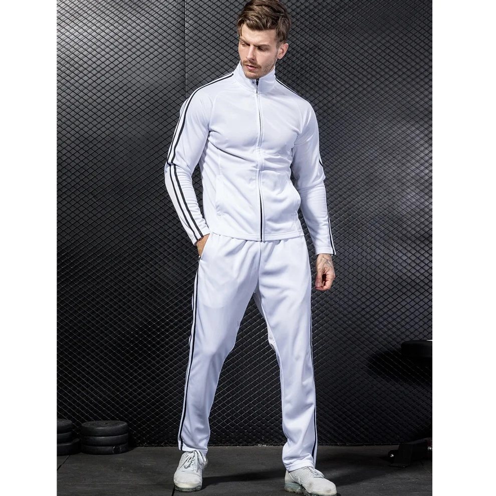 MA56 Running Set Jacket+Pant Men's Sports Suit Football Fitness Gym Clothing Set Men Tracksuit