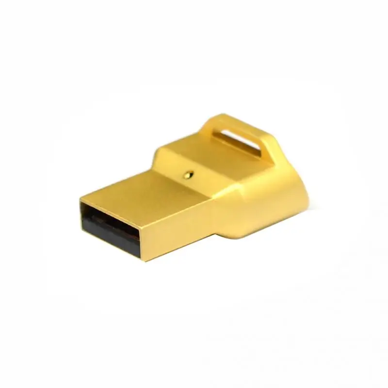 Fingerprint Reader Mini USB Fingerprint Reader module device recognition for Windows 10 hello Biometric Security Key 360 touch - Color: Yellow