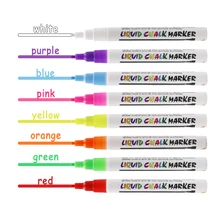 Liquid Chalk Marker Pen - White Dry Erase Marker - Chalk Markers for Chalkboard Signs, Windows, Blackboard, Glass Liquid Chalk Marker Pen - White Dry Erase Marker - Chalk Markers for Chalkboard Signs, Windows, Blackboard, Glass