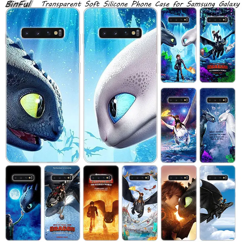 

Hot How to Train your Dragon Silicone Case For Samsung Galaxy S10 S9 S8 Plus S7 Edge A6 A8 Plus A7 A9 2018 A5 2017 Fashion Cover