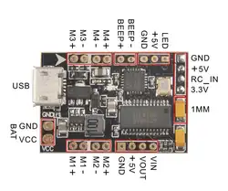 F3 + OSD кисть полета Управление встроенное OSD полые чашки Крытый через полета Управление для FPV Racing Drone Quadcopter