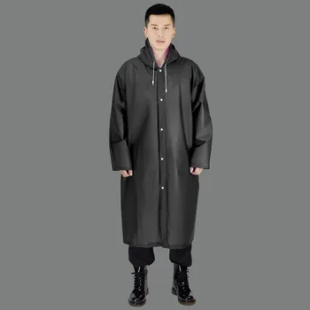 

Travel Raincoat Adult Non-disposable Waterproof Poncho Sleeves Eva Raincoat Siamese Environmentally Friendly Transparent Z727
