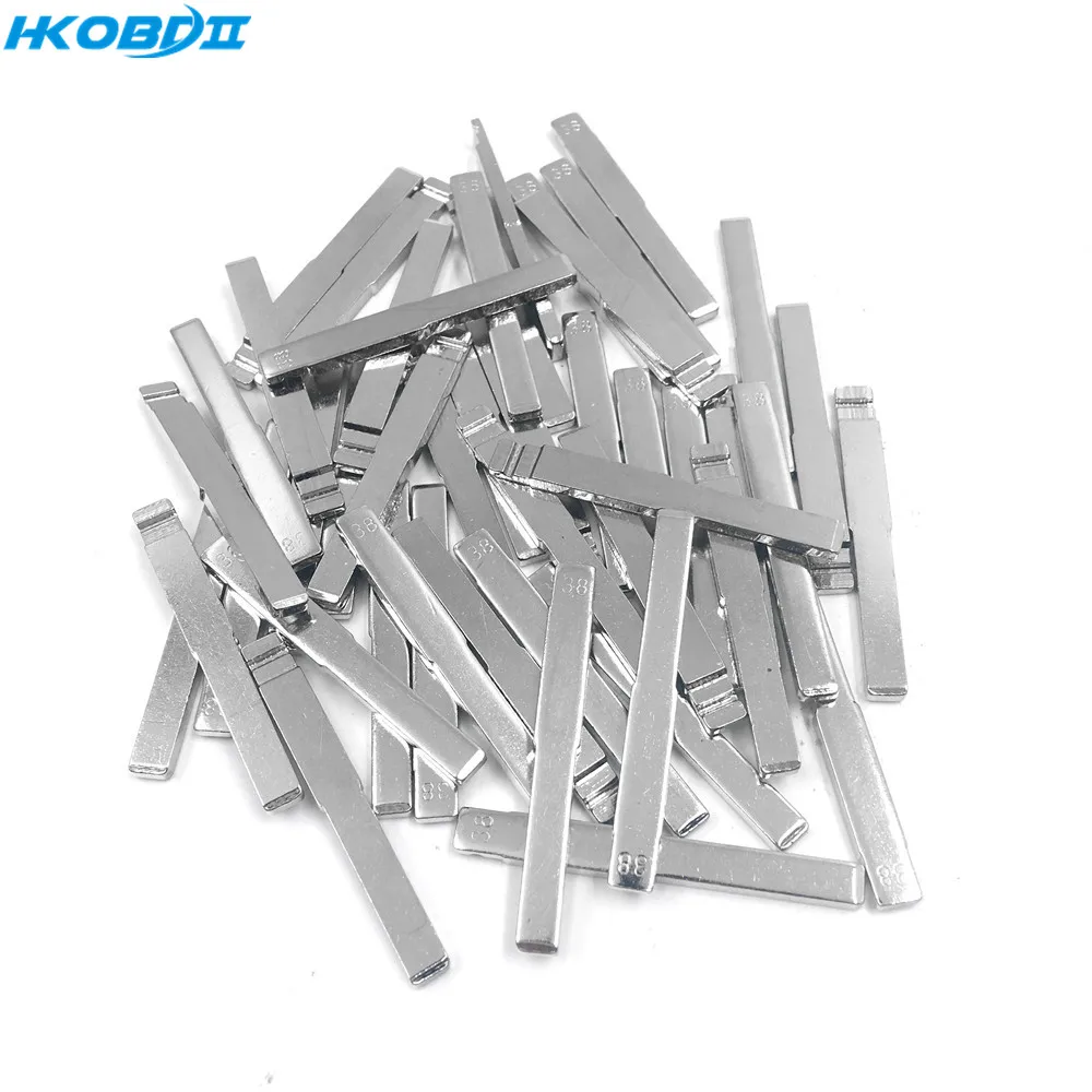 

HKOBDII Metal Blank Uncut Flip KD Remote Key Blade Type #38 for Changan for Ford Focus