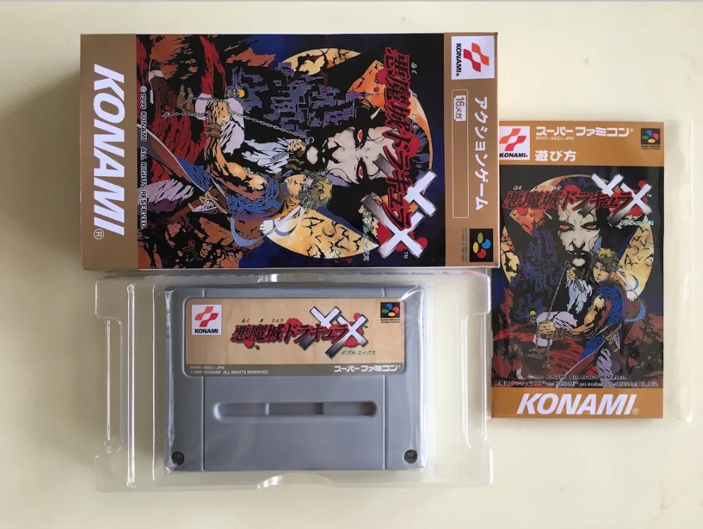 16Bit игры* akumagio Dracula XX(Япония NTSC-J версия! Коробка+ инструкция+ картридж