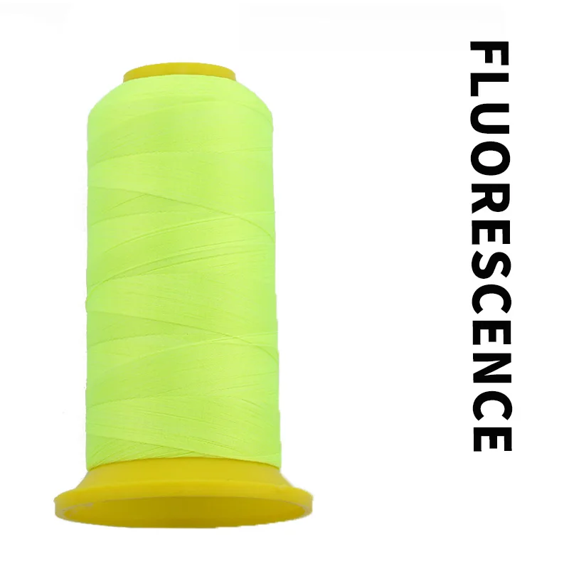 2000 метровая нить для швейной промышленной машины катушка Многоцветная высокая прочность швейные принадлежности полиэфирная коробка оверлок - Цвет: Fluorescence