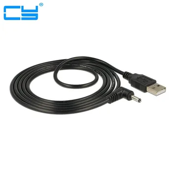 

Free USB 2.0 Male to Right Angled 90 Degree 3.5mm 1.35mm DC power Plug Barrel 5v Cable 80cm