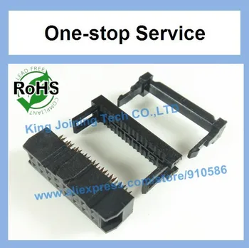 

100pcs IDC Sockets FC3-16P IDC connector 16-pin 2x8 IDC Cable Sockets 16P 2.54mm