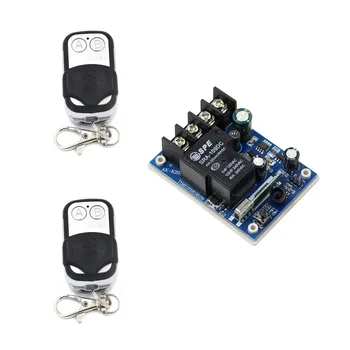 

DC 12V 24V 36V 48V 30A 1 CH RF Wireless Remote Control 1 * Receiver & 2* Waterproof Transmitter 315/433 mhz